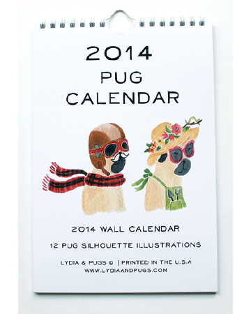Pug Calendar