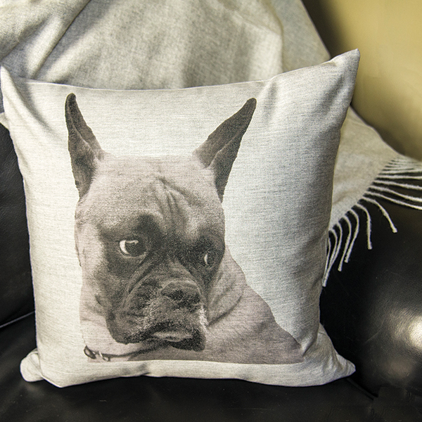 dog face pillow custom