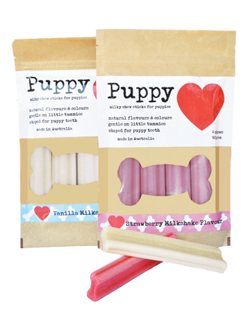 Puppy Love dental chew from 26 Bars And A Band