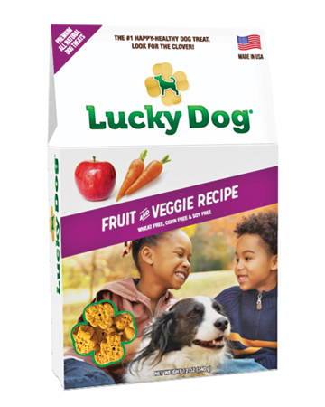 Fruit & Veggie dog treats from Lucky Dog