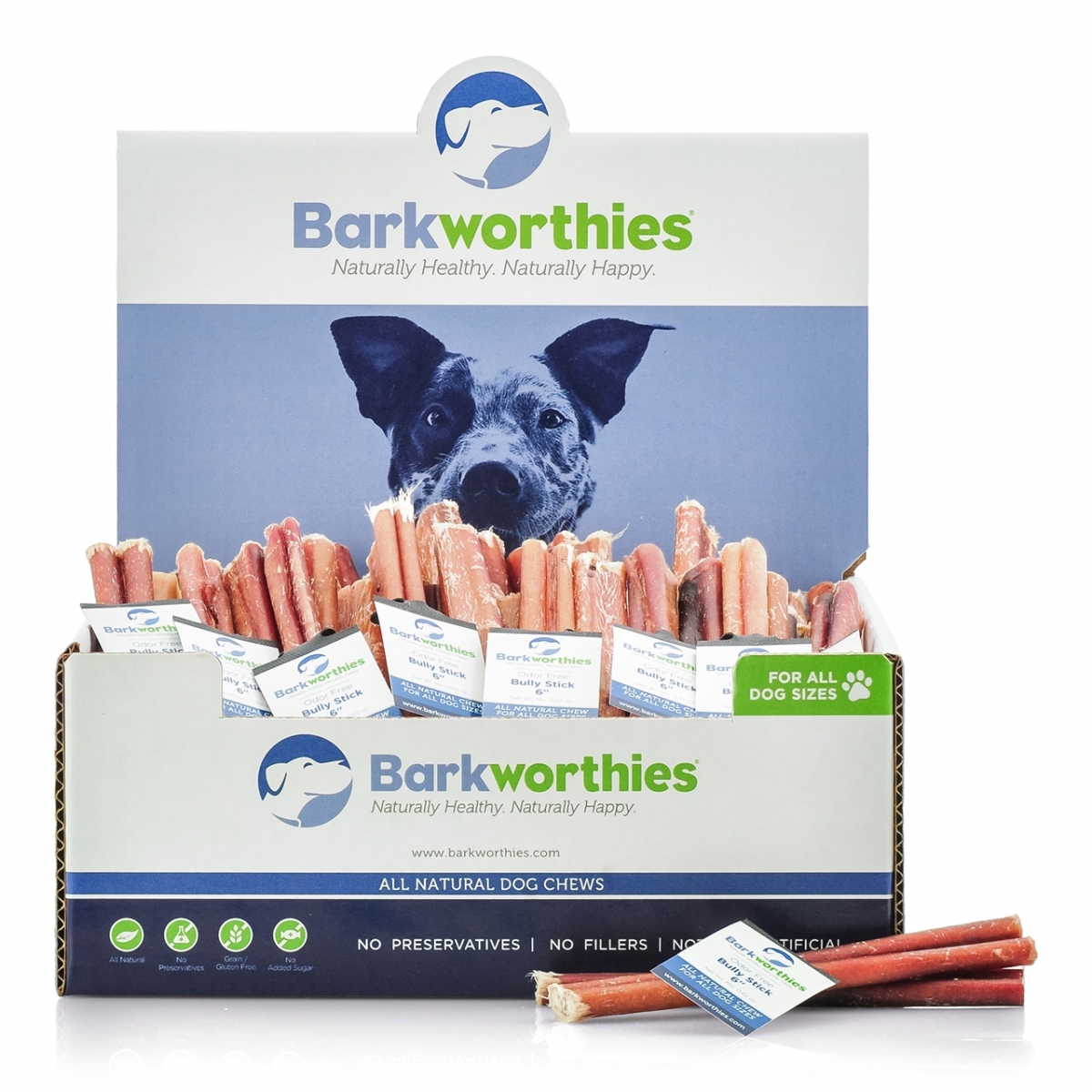 Barkworthies' Odor-Free Bully Sticks