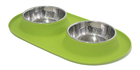 Messy Mutts Silicone Double Feeder