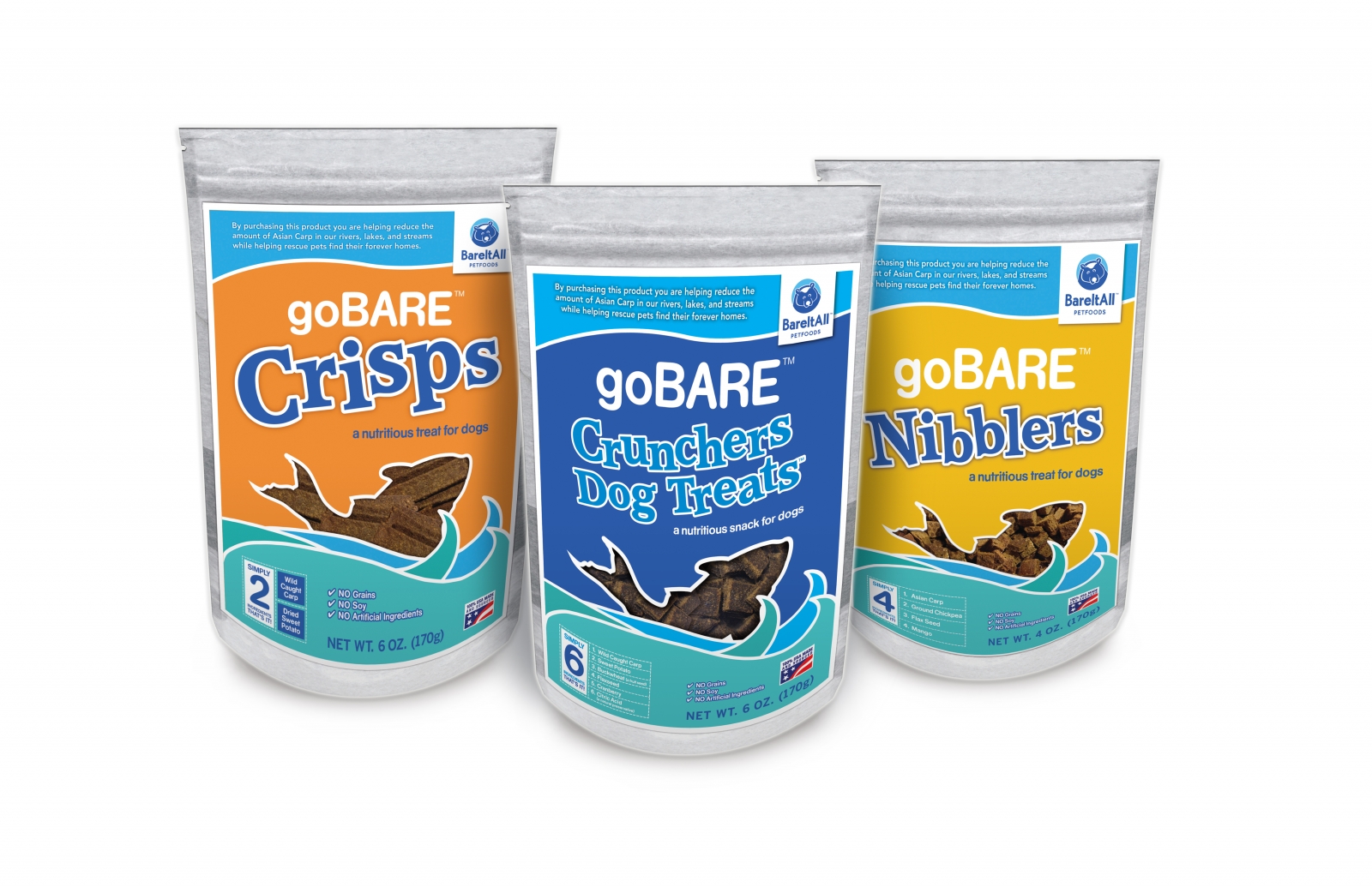 goBARE Snack Pack from BareItAll Petfoods
