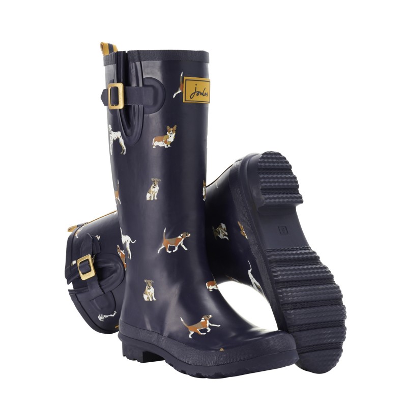 Super Sweet Joules Navy Dog Wellies