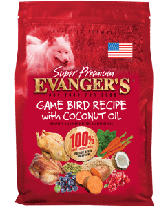 Evanger's Super Premium Game Bird Recipe with Coconut Oil Dry Dog Food