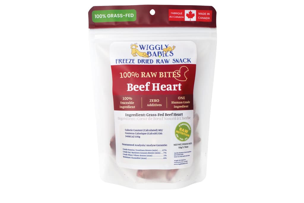 Beef Heart bites from Wiggly Babies